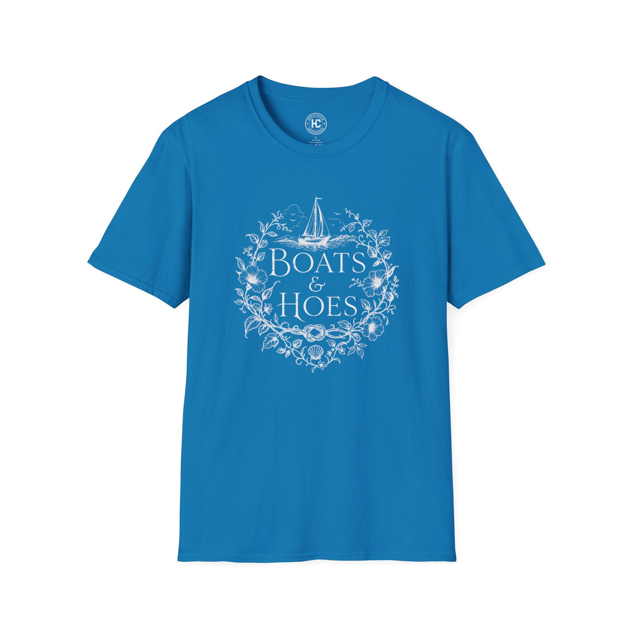Boats and Hoes Botanical Front Only Tee – Hoes Clothes
