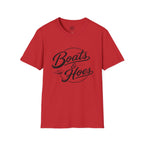 Boats and Hoes Retro Tee