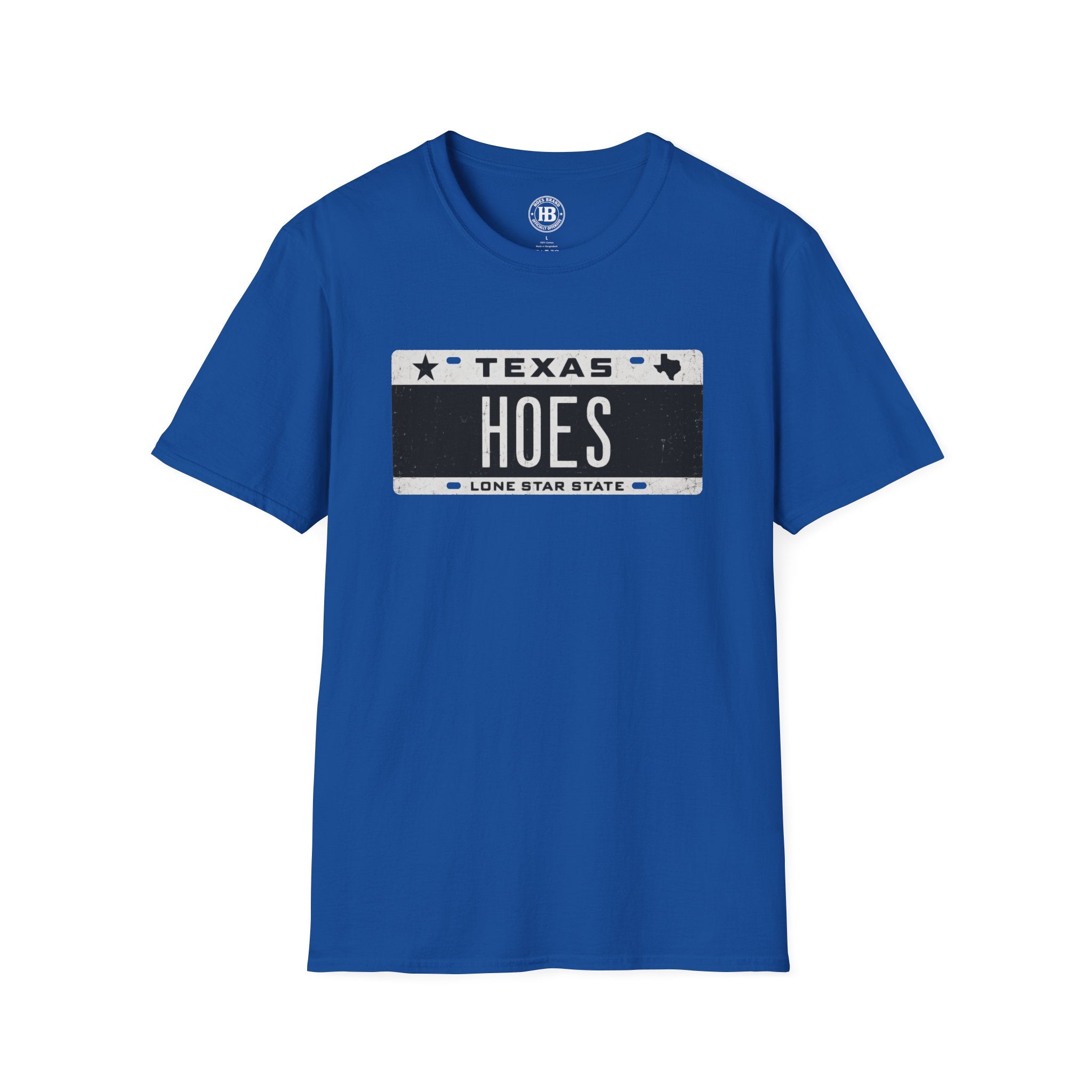 'HOES' Plates Front Only Tee  – Hoes Clothes
