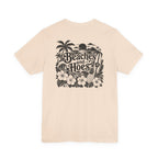 Beaches and Hoes B&W Left Chest Full Back Print Tee – Hoes Clothes