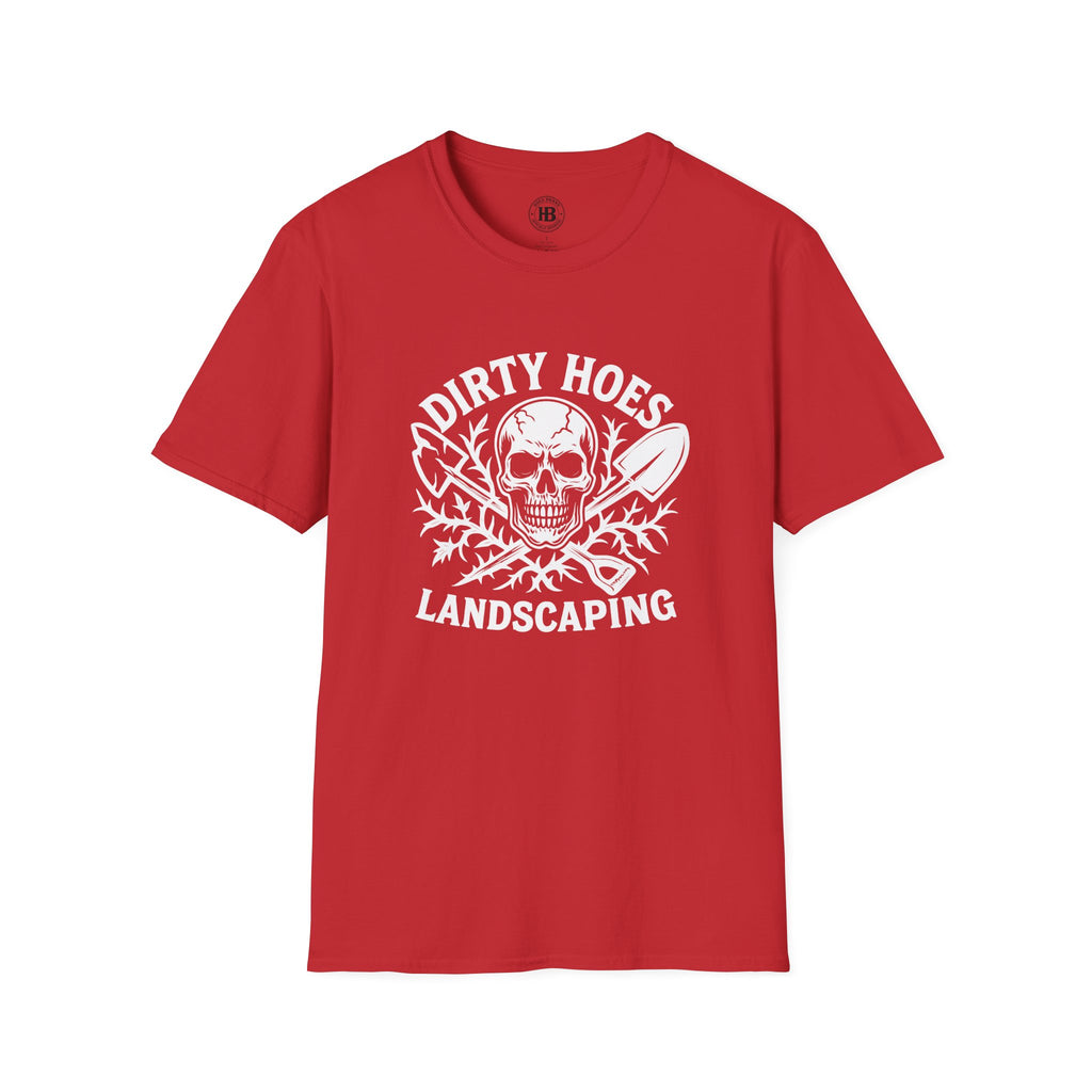Dirty Hoes Landscaping Skull Tee