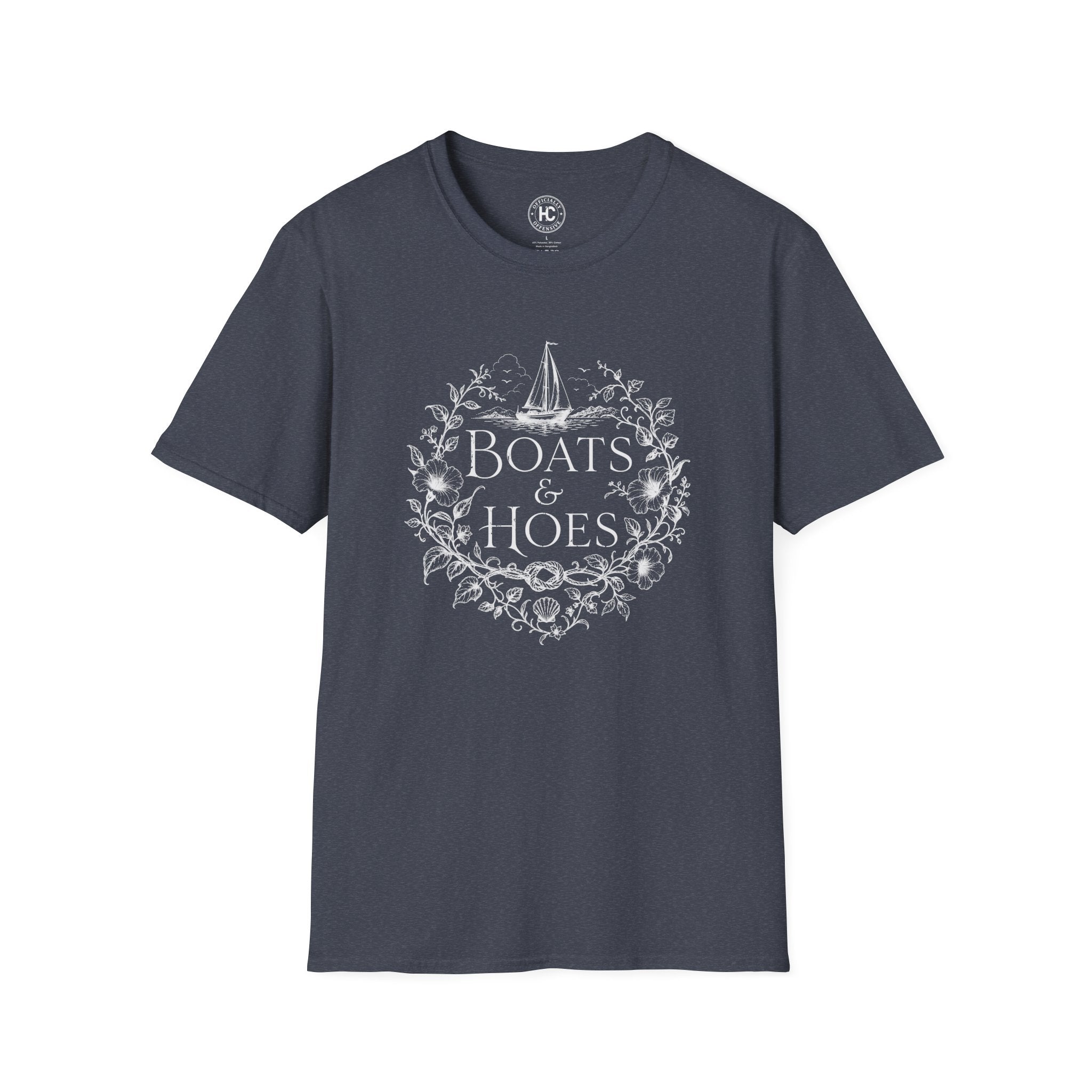 Boats and Hoes Botanical Front Only Tee – Hoes Clothes