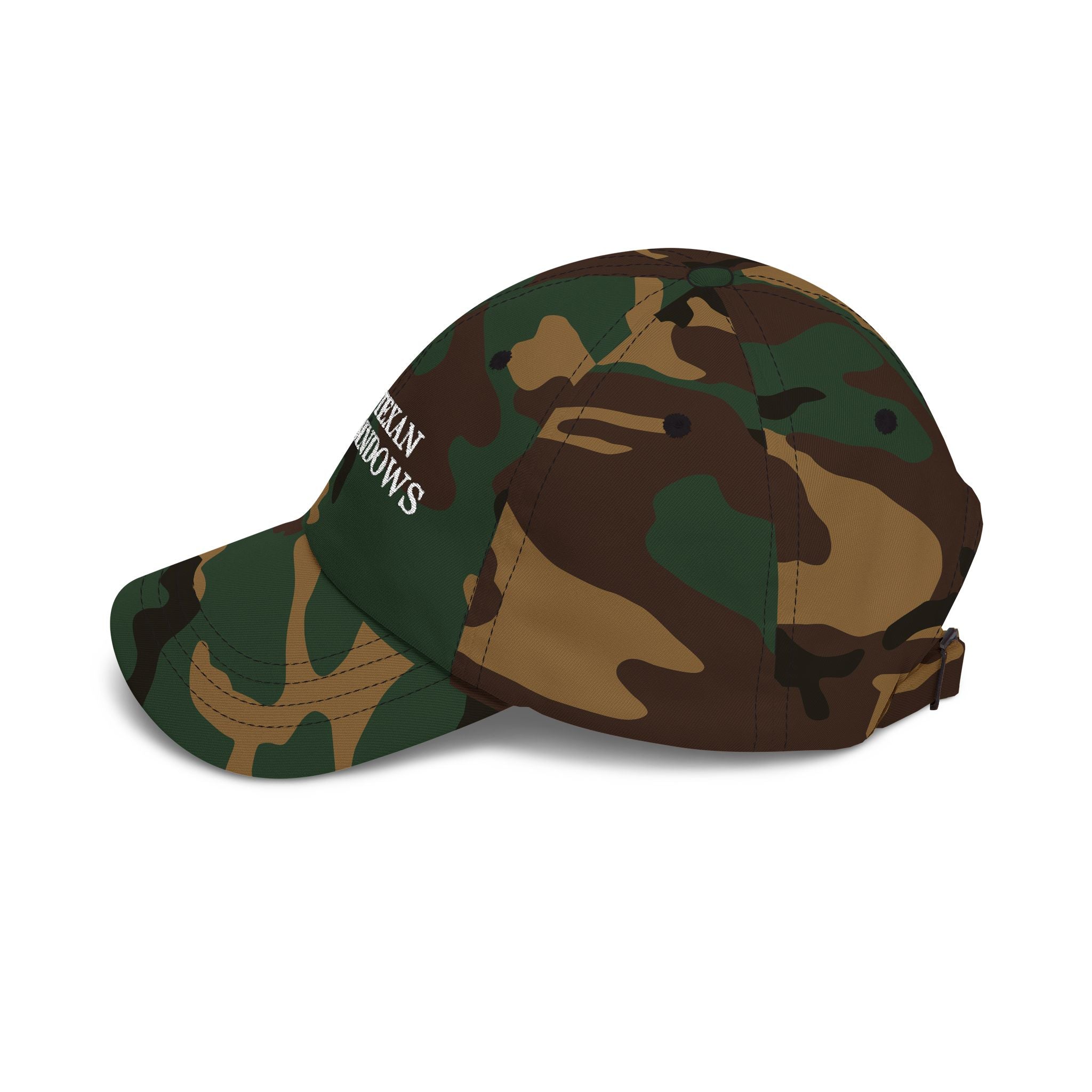 TW Embroidered Dad Cap - Yupoong 6245CM Adjustable Cotton Hat