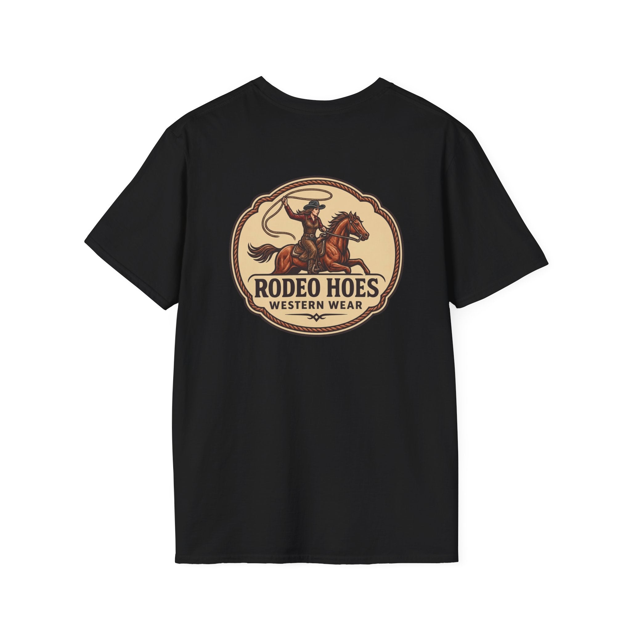 Rodeo Hoes Western Wear Tee – Full Color – She Rides – Hoes Clothes