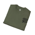 Greasy Hoes Garage Front & Back Tee – Hoes Clothes