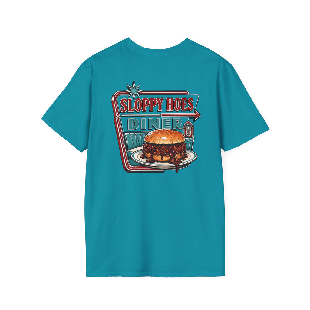 Sloppy Hoes Diner Full Color Front & Back Tee – Hoes Clothes