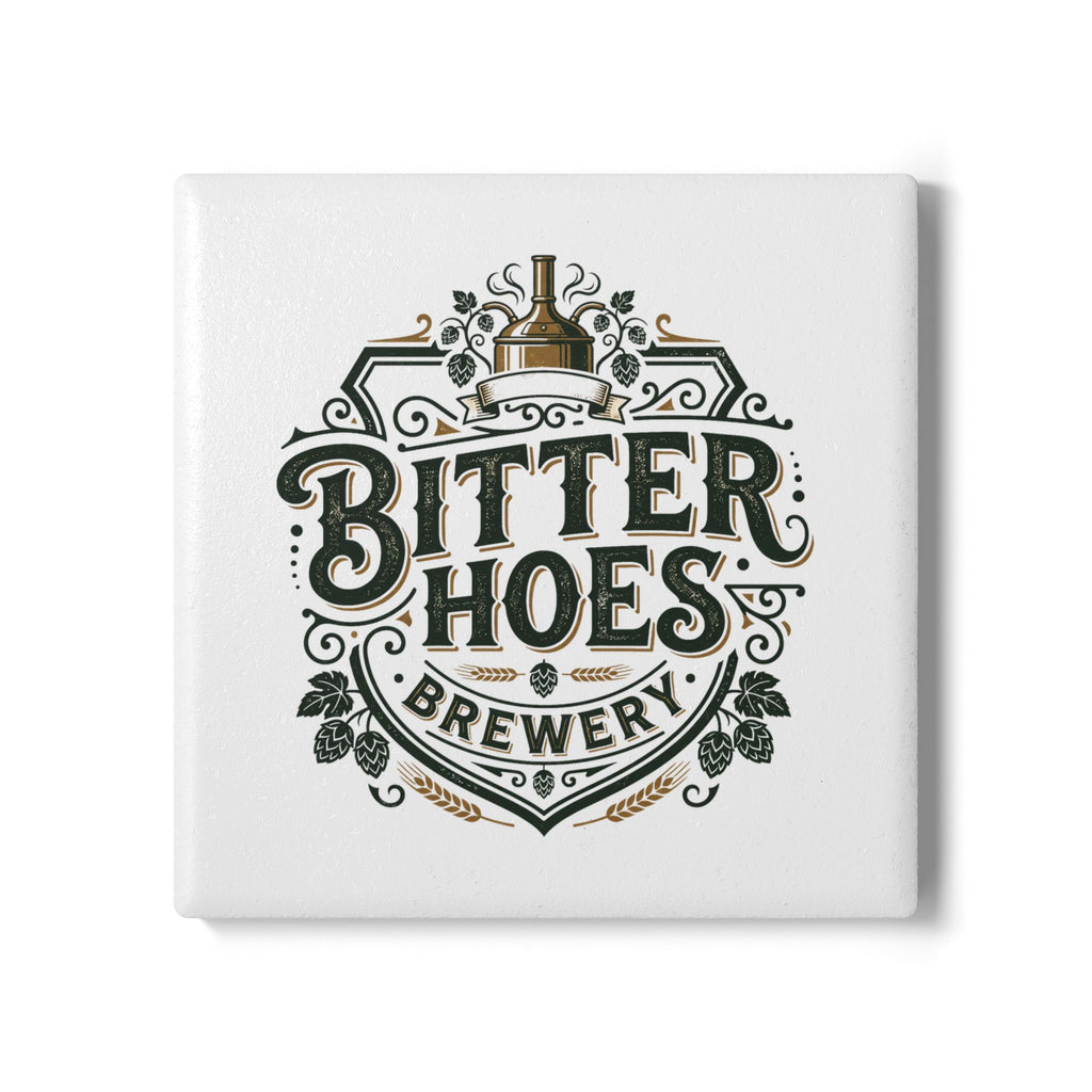 Bitter Hoes Brewery Ceramic Coaster