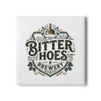 Bitter Hoes Brewery Ceramic Coaster