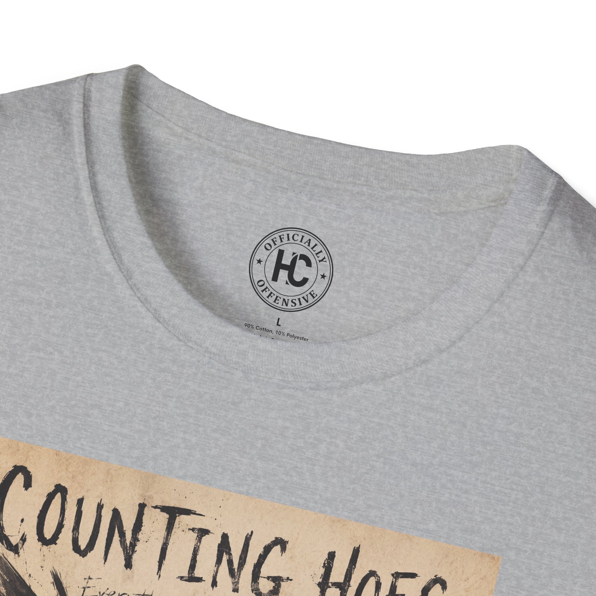 Counting Hoes Tee Front Only – Hoes Clothes