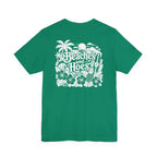 Beaches and Hoes B&W Left Chest Full Back Print Tee – Hoes Clothes