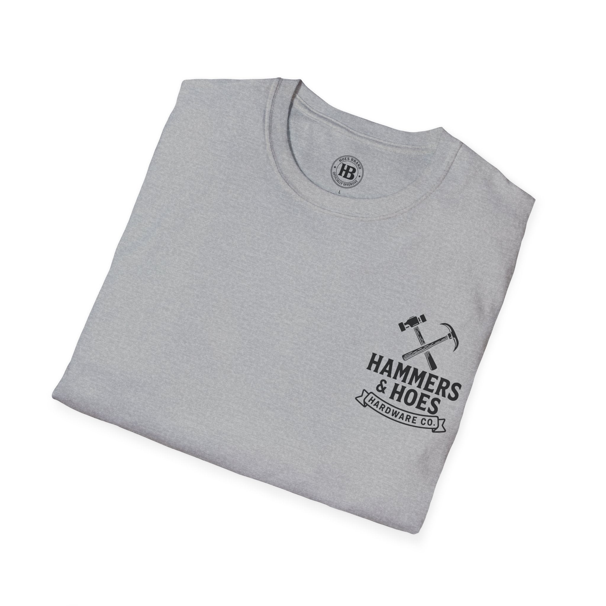 Hammers & Hoes Hardware Co. Front & Back Tee – Hoes Clothes