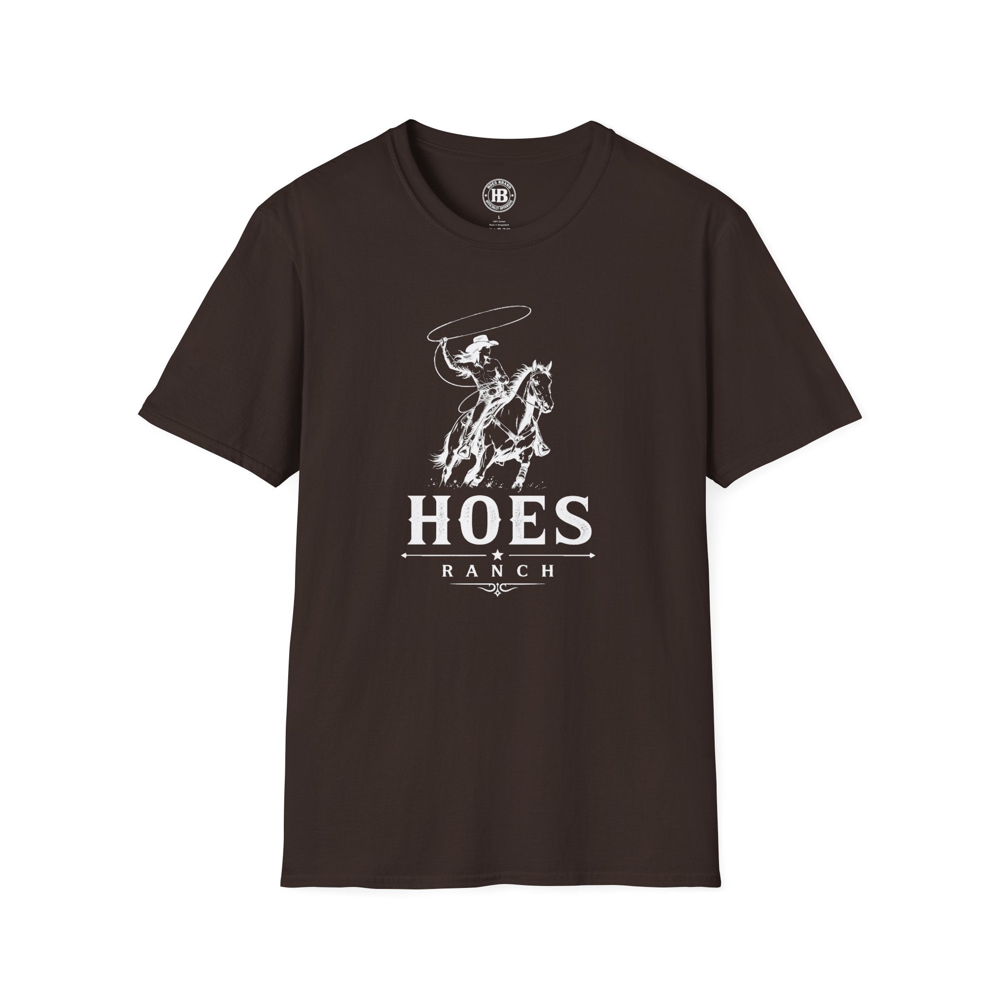 Hoes Ranch Front Only Tee – She Rides – Hoes Clothes