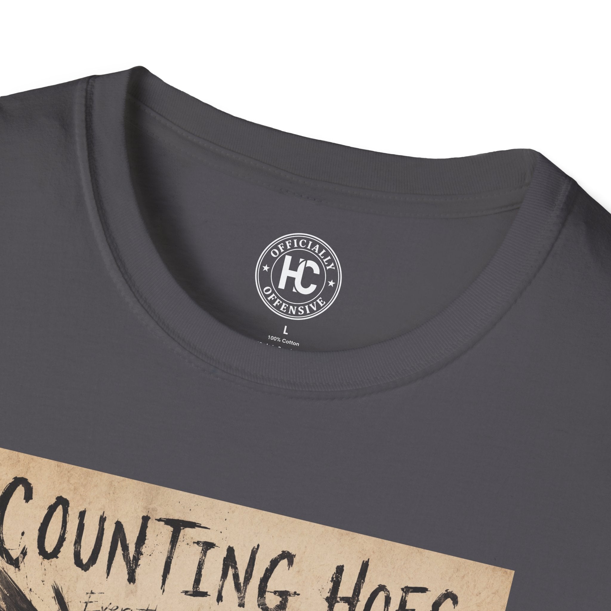Counting Hoes Tee Front Only – Hoes Clothes