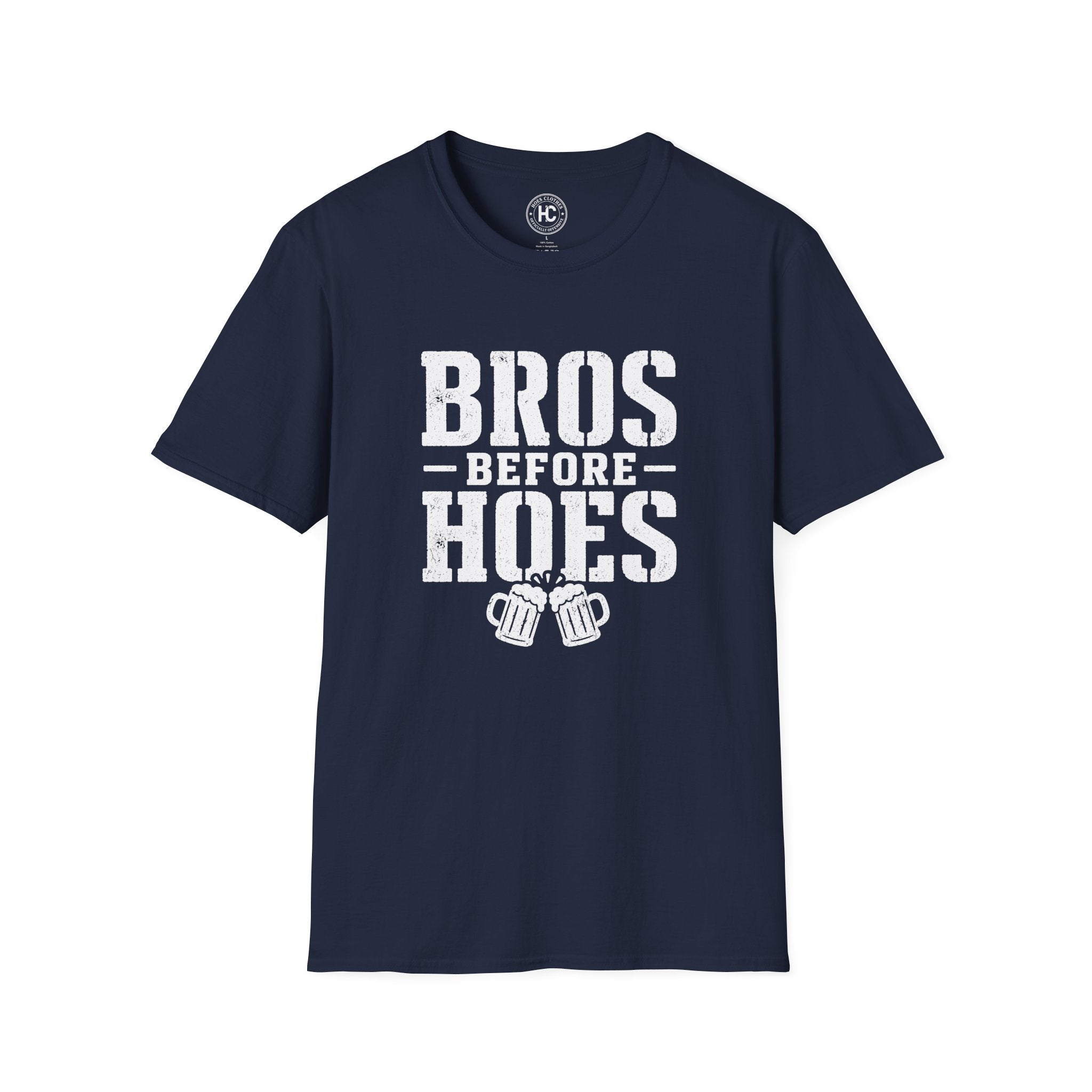 Bros Before Hoes Beer Large Front Print Tee – Hoes Clothes