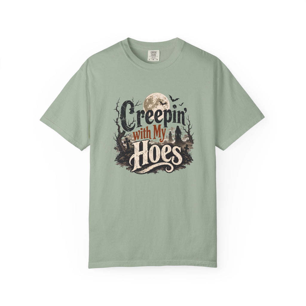 Creepin’ With My Hoes Graveyard Halloween Tee