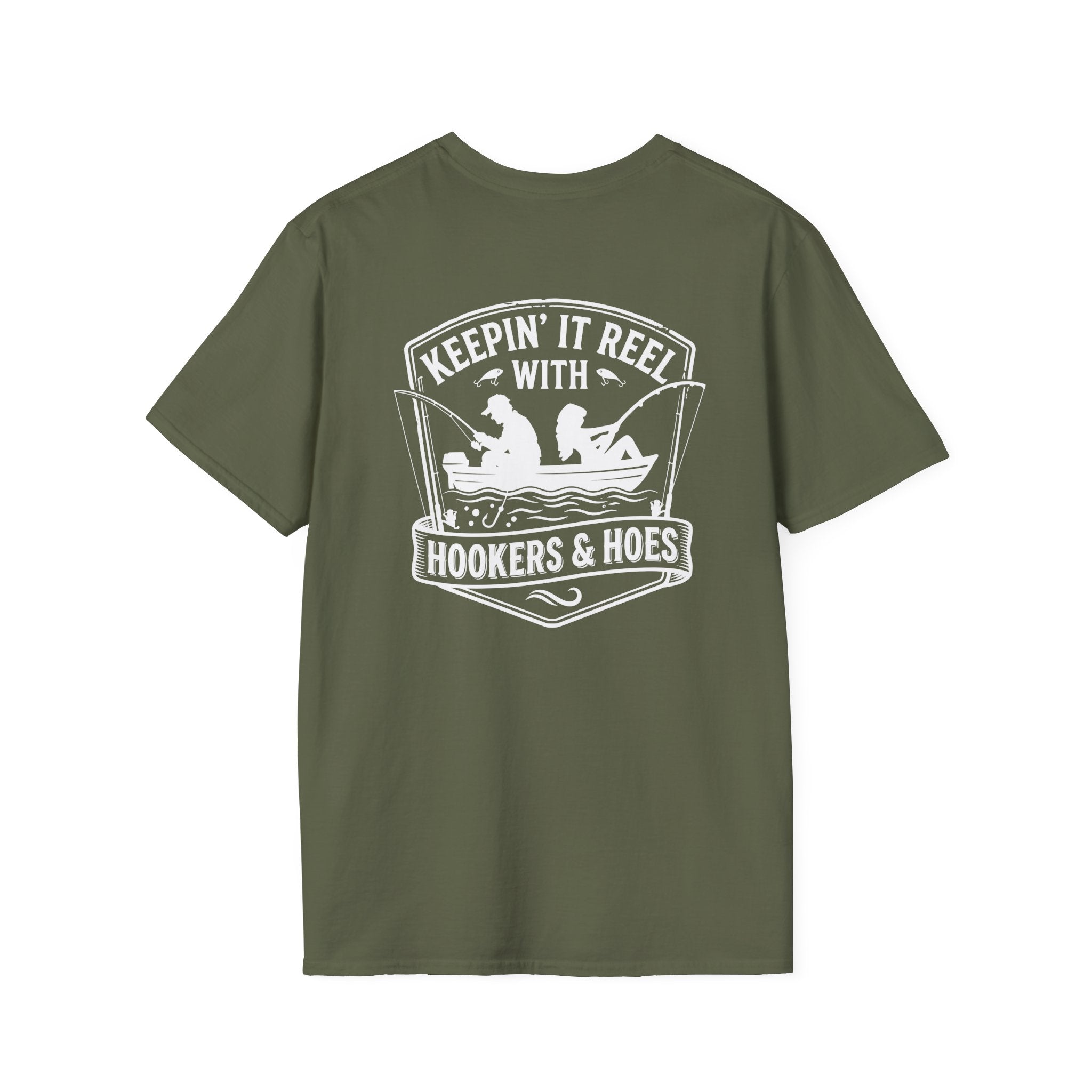 Keepin' It Reel Front & Back Tee – Hoes Clothes