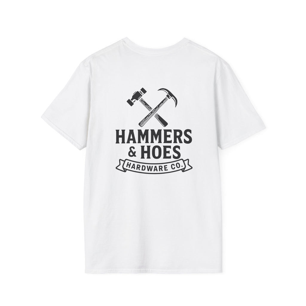 Hammers & Hoes Hardware Co. Front & Back Tee – Hoes Clothes
