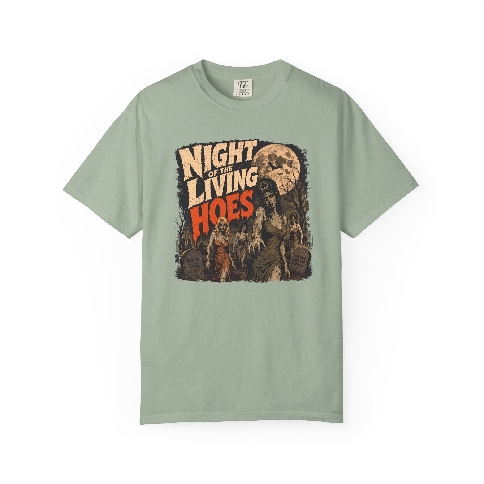 Night of the Living Hoes Zombie Halloween Tee
