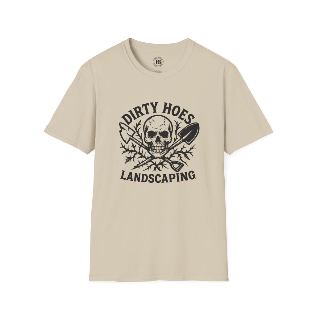 Dirty Hoes Landscaping Skull Tee