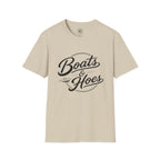 Boats and Hoes Retro Tee