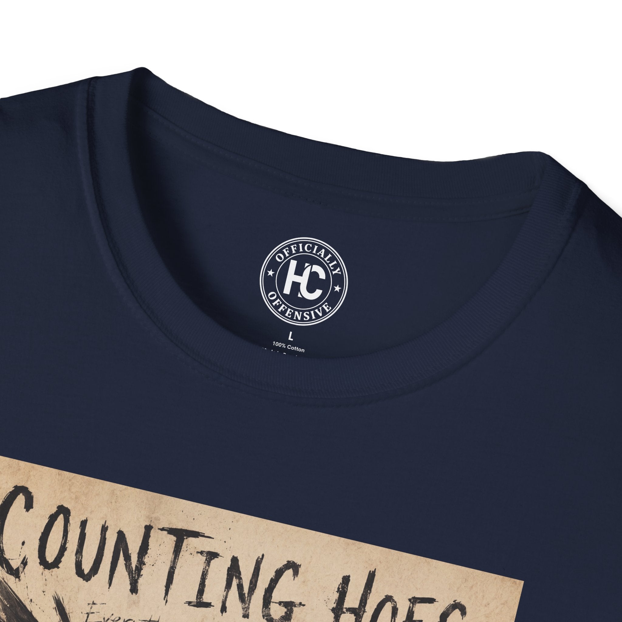 Counting Hoes Tee Front Only – Hoes Clothes