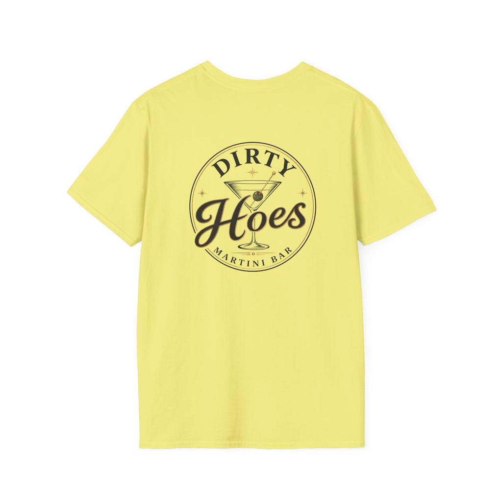 Dirty Hoes Martini Bar Front & Back Tee – Hoes Clothes