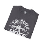 Triggered Hoes Gun Range Front Only Tee – Hoes Clothes
