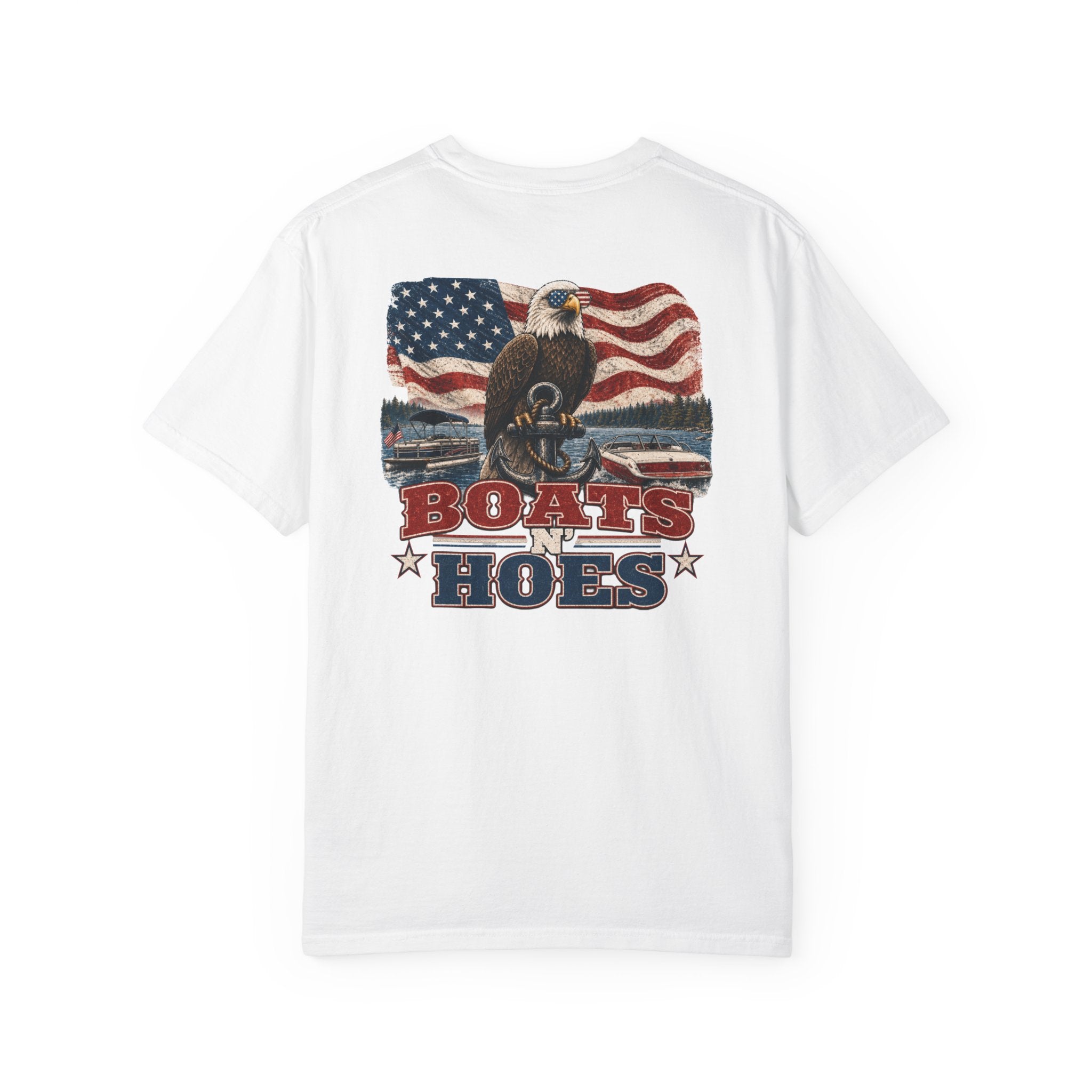 Boats and Hoes Patriotic Shirt