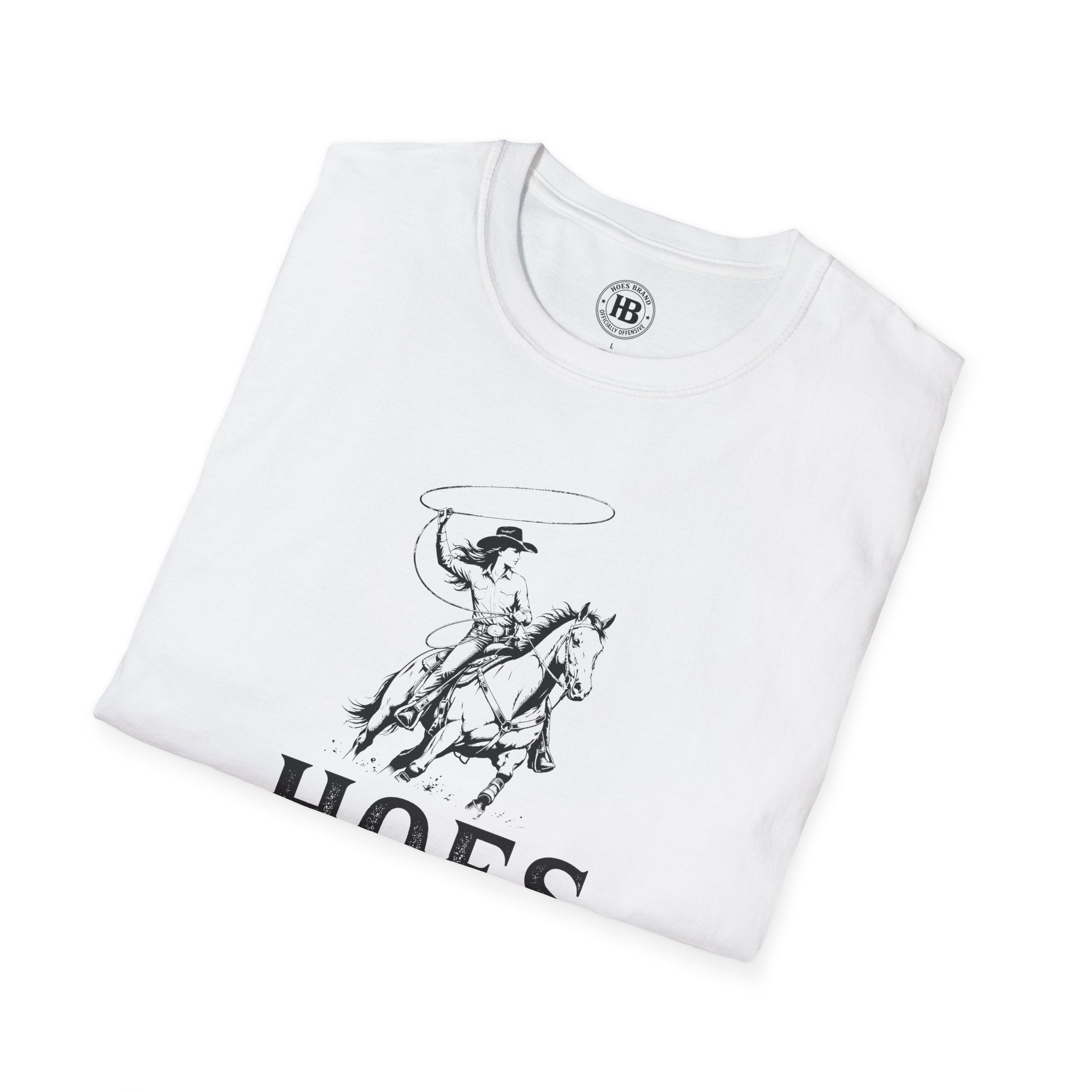 Hoes Ranch Front Only Tee – She Rides – Hoes Clothes