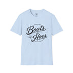 Boats and Hoes Retro Tee