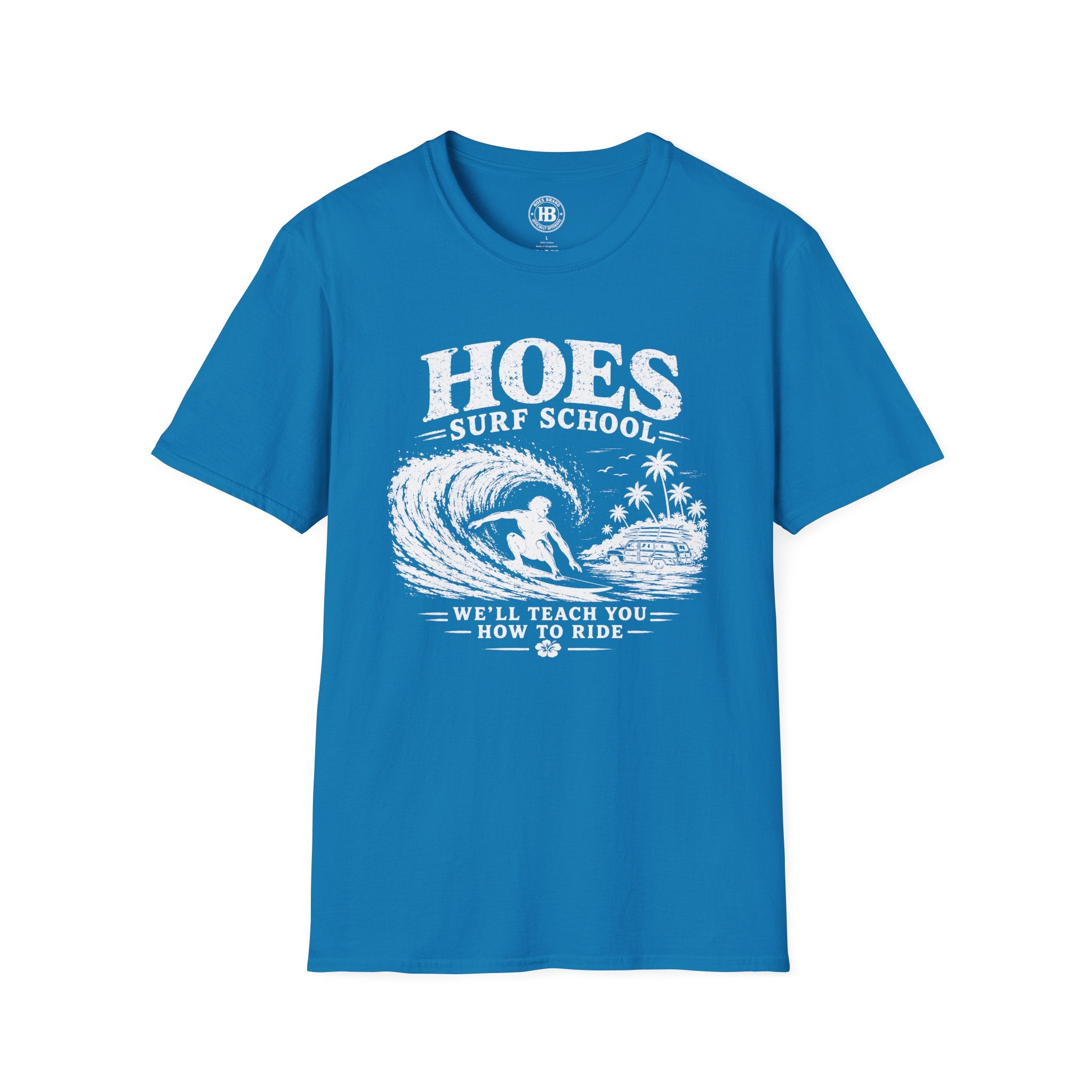 Hoes Surf School Tee – He Rides – Hoes Clothes