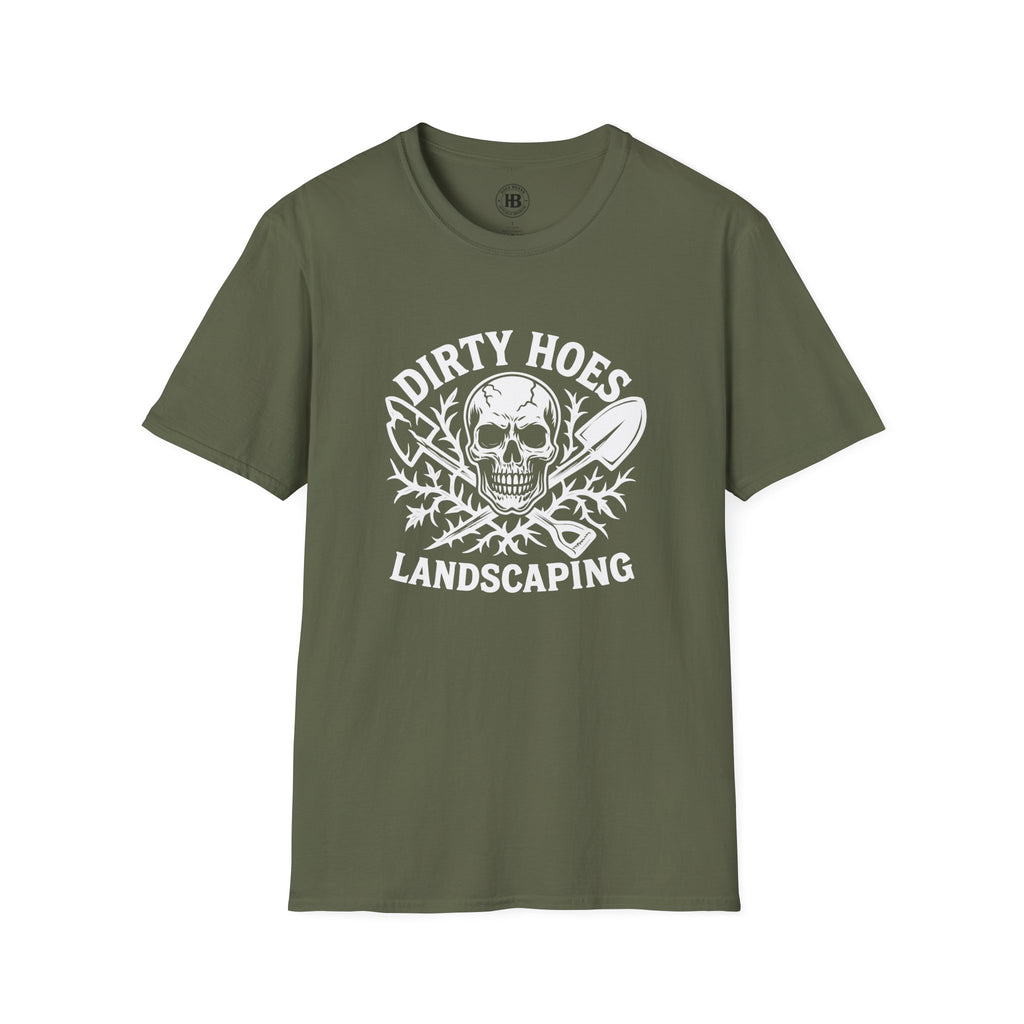 Dirty Hoes Landscaping Skull Tee