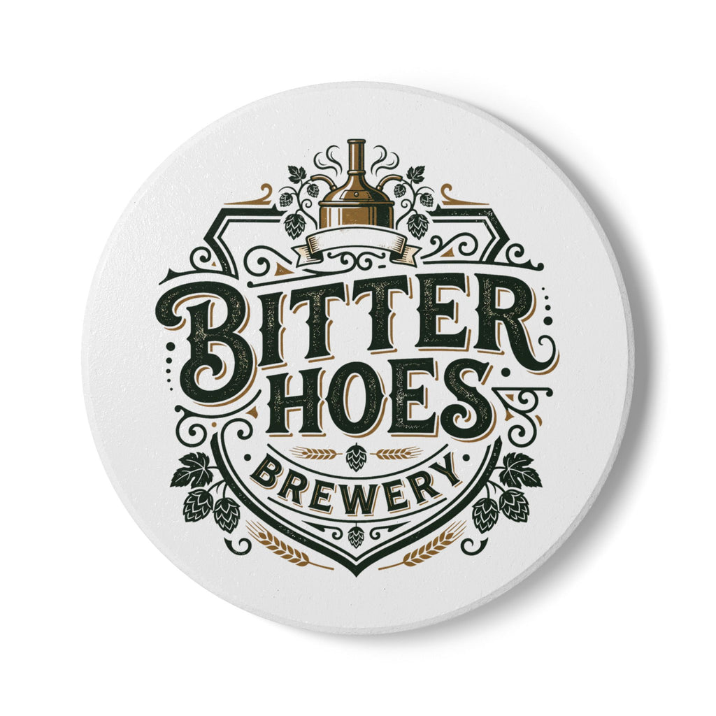Bitter Hoes Brewery Ceramic Coaster