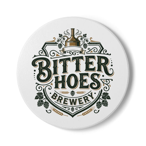 Bitter Hoes Brewery Ceramic Coaster