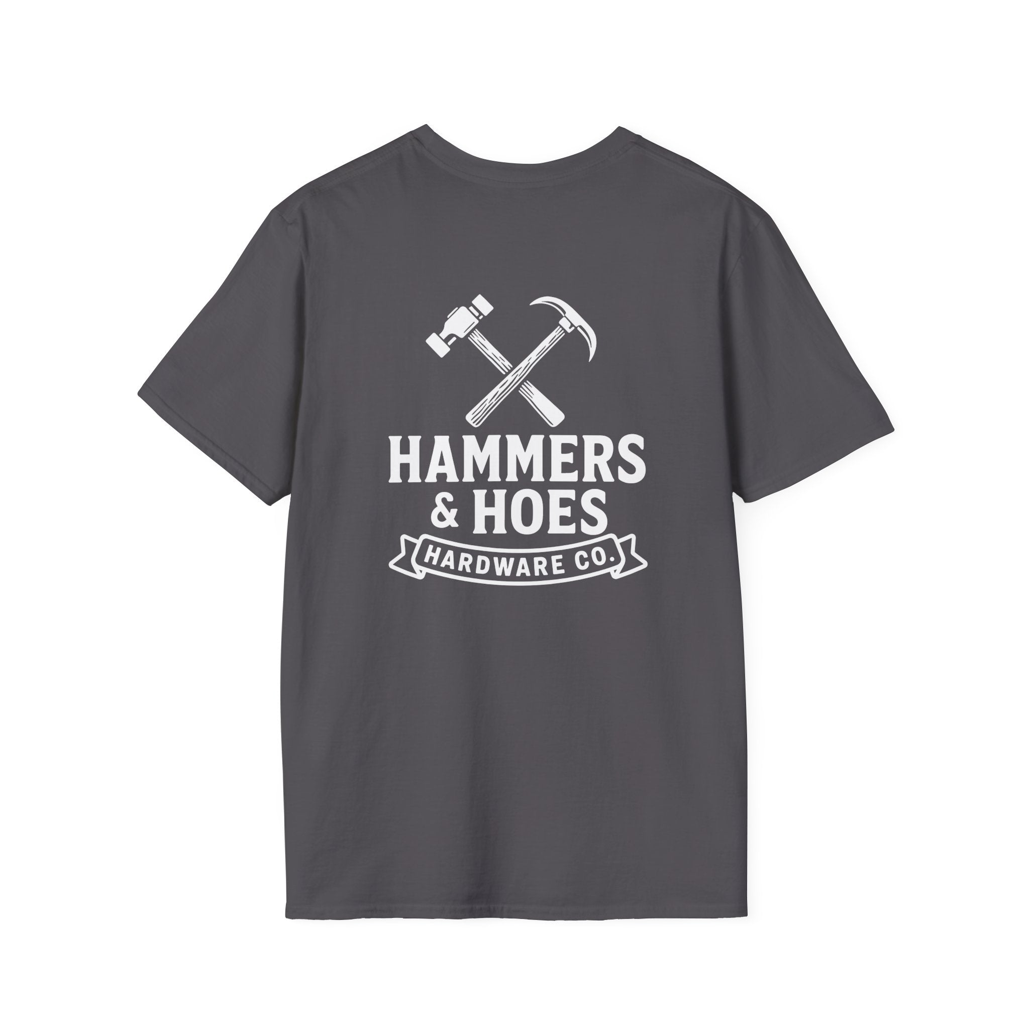 Hammers & Hoes Hardware Co. Front & Back Tee – Hoes Clothes