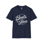 Boats and Hoes Retro Tee