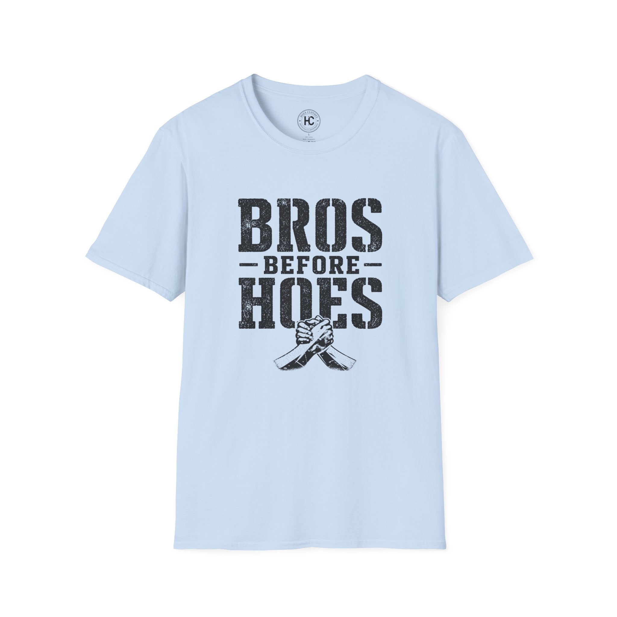Bros Before Hoes Power Large Front Print Tee – Hoes Clothes