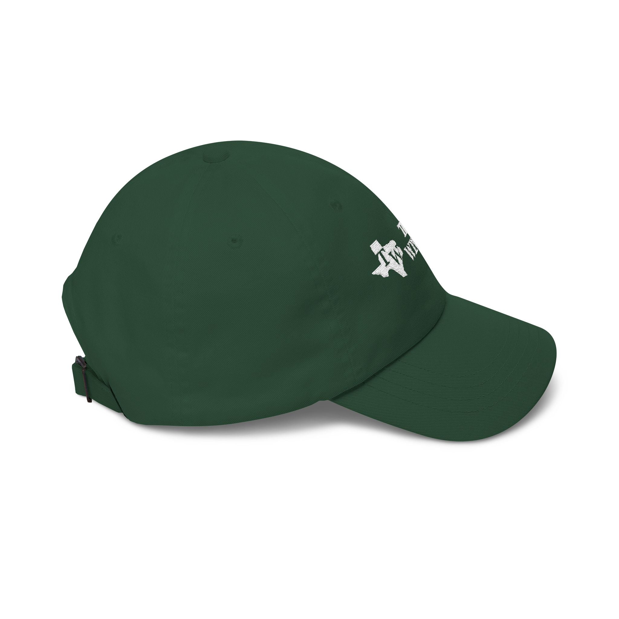 TW Embroidered Dad Cap - Yupoong 6245CM Adjustable Cotton Hat