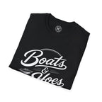 Boats and Hoes Retro Front Only Tee – Hoes Clothes