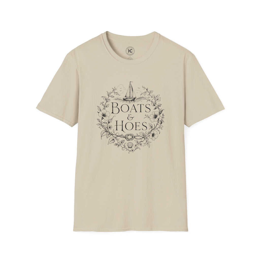 Boats and Hoes Botanical Front Only Tee – Hoes Clothes