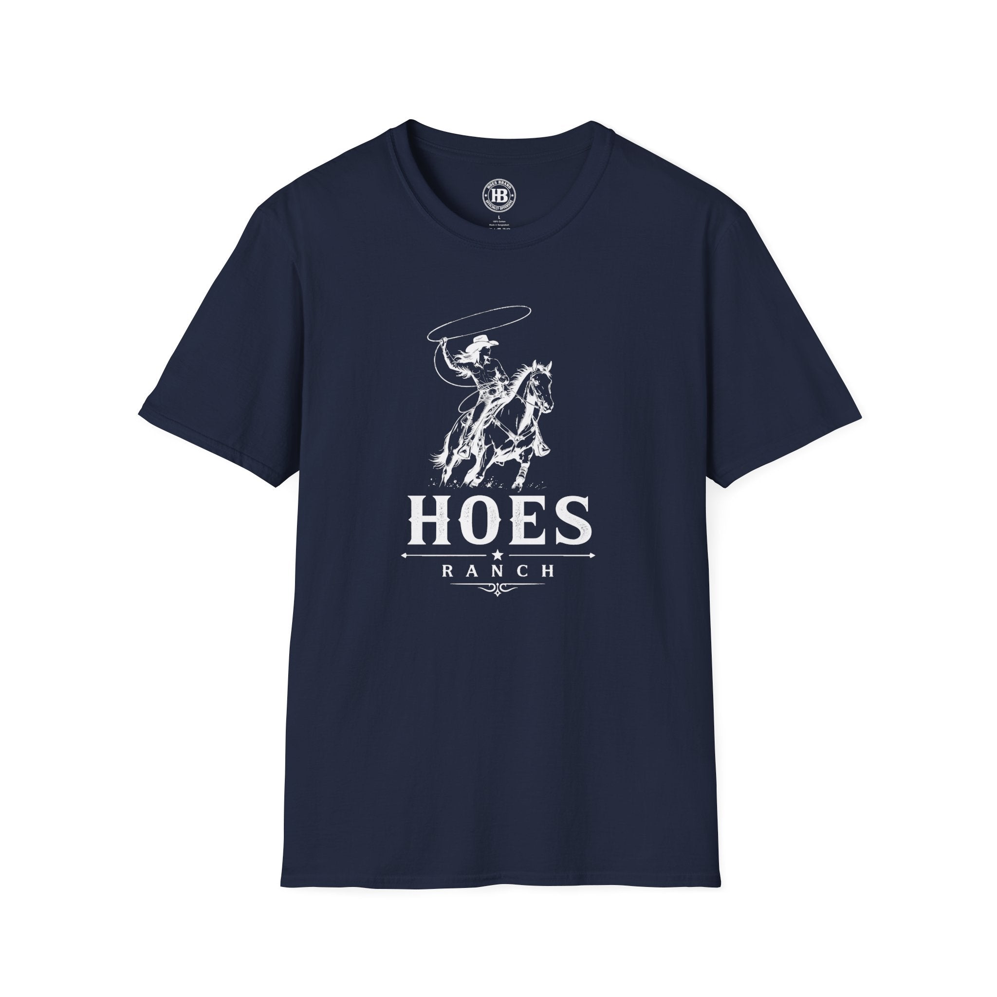 Hoes Ranch Front Only Tee – She Rides – Hoes Clothes