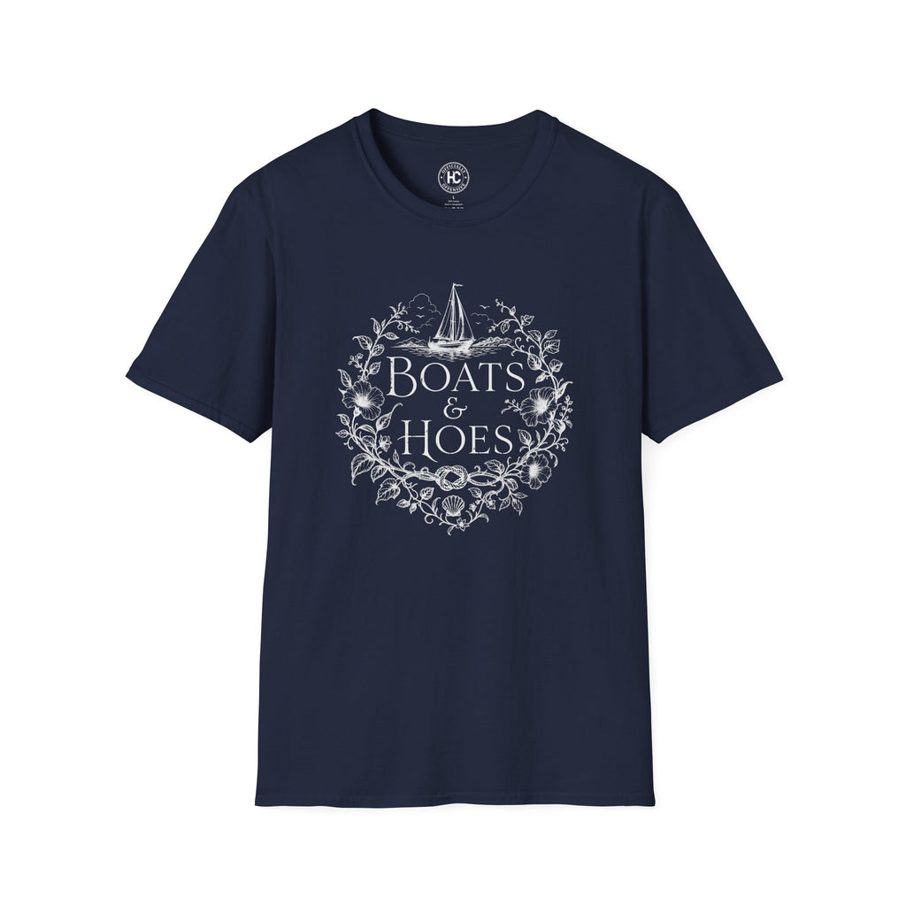 Boats and Hoes Botanical Front Only Tee – Hoes Clothes