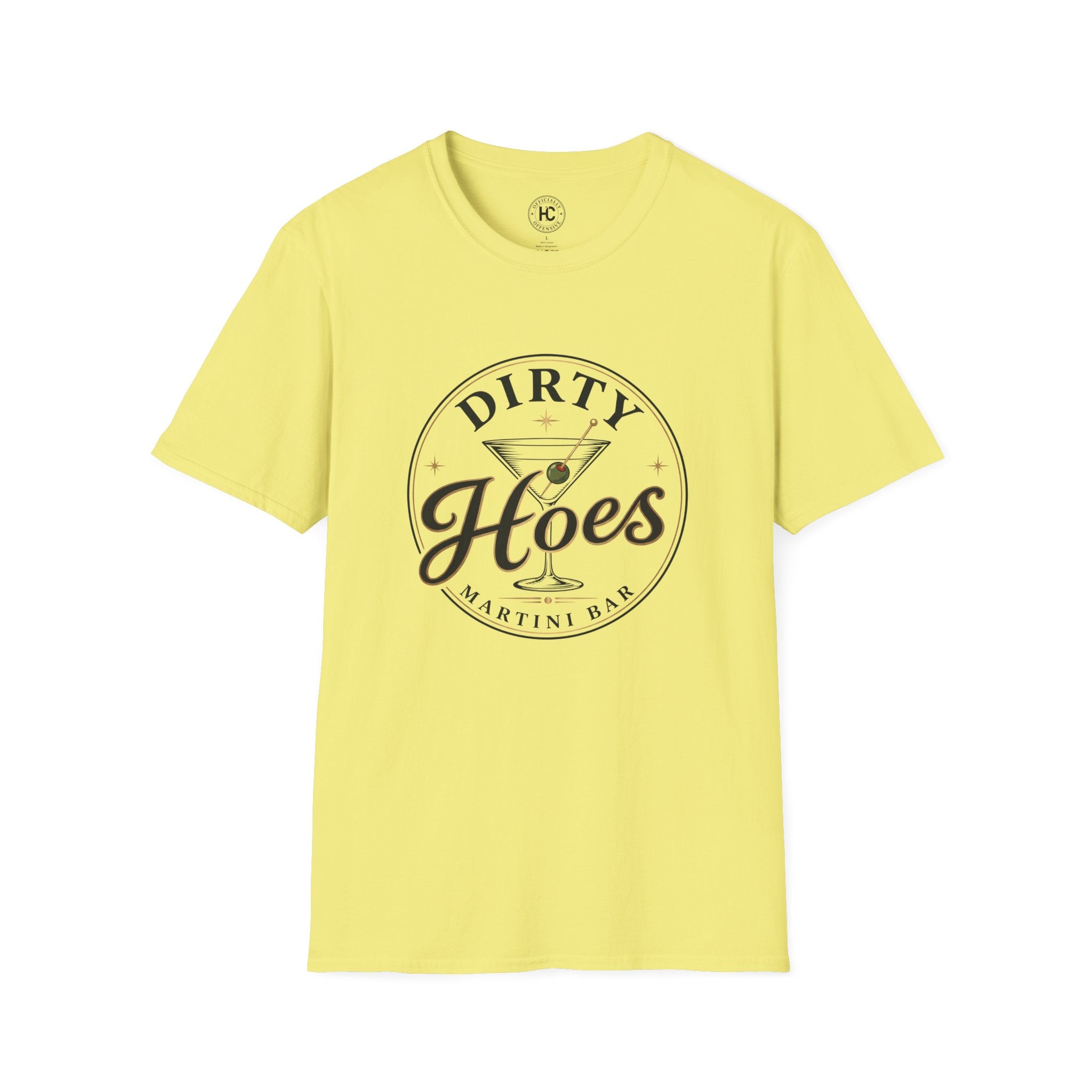 Dirty Hoes Martini Bar Front Only Tee – Hoes Clothes