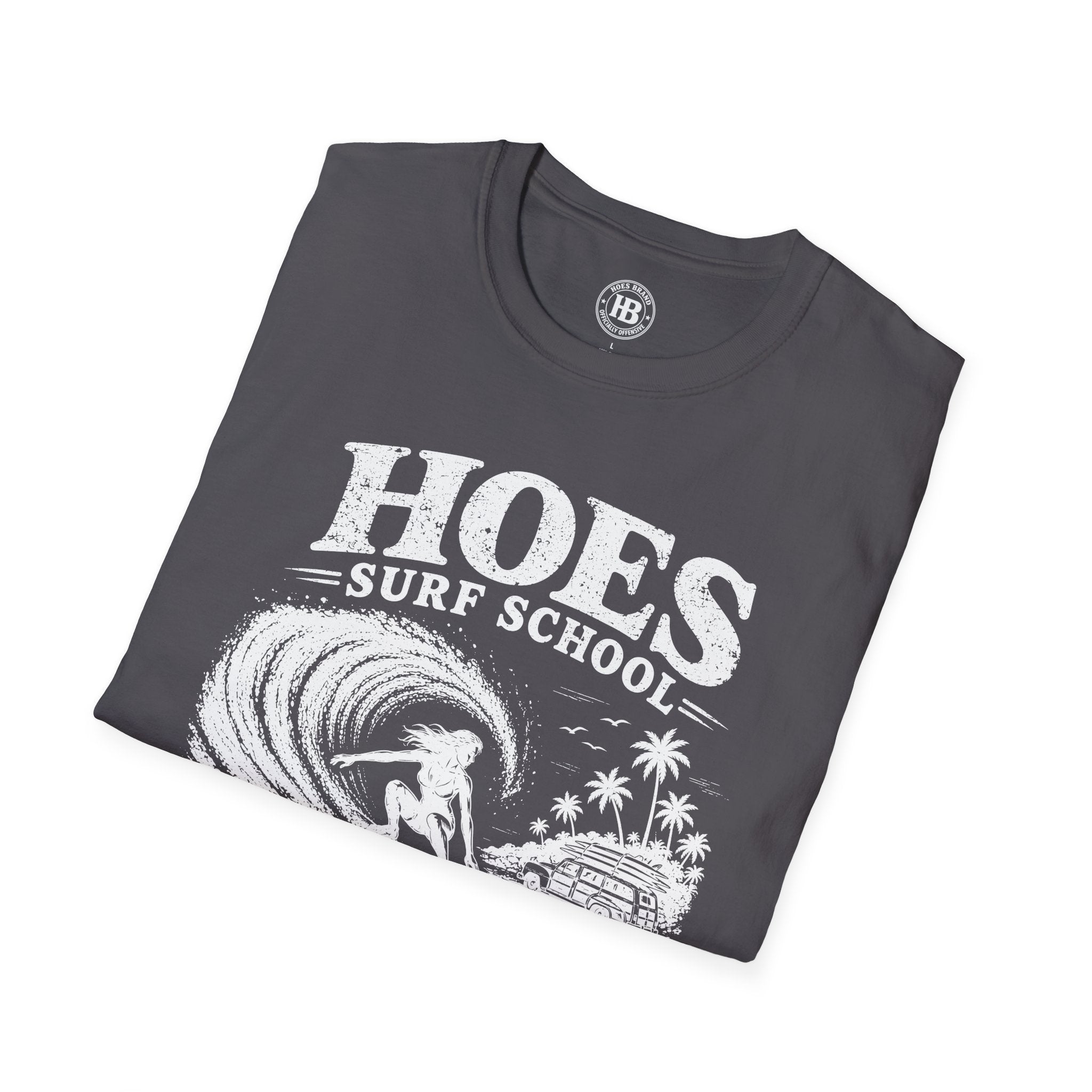 Hoes Surf School Tee – She Rides – Hoes Clothes