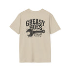 Greasy Hoes Garage Front & Back Tee – Hoes Clothes