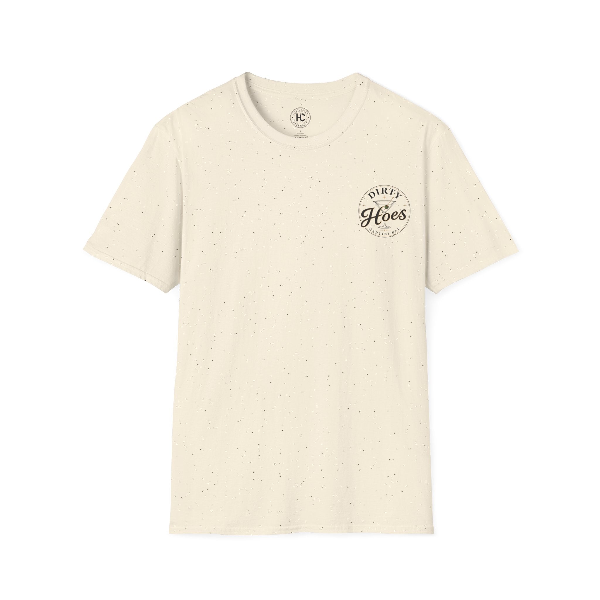 Dirty Hoes Martini Bar Front & Back Tee – Hoes Clothes