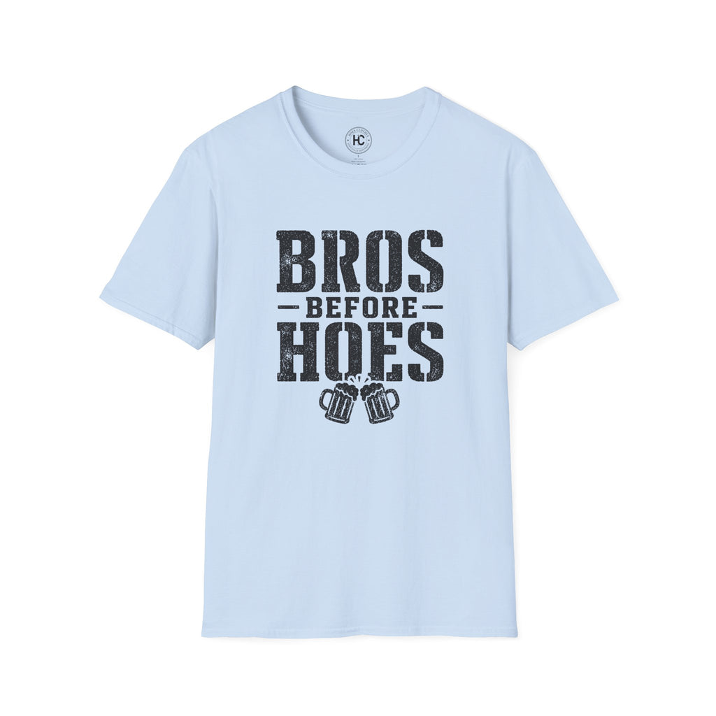 Bros Before Hoes Beer Large Front Print Tee – Hoes Clothes