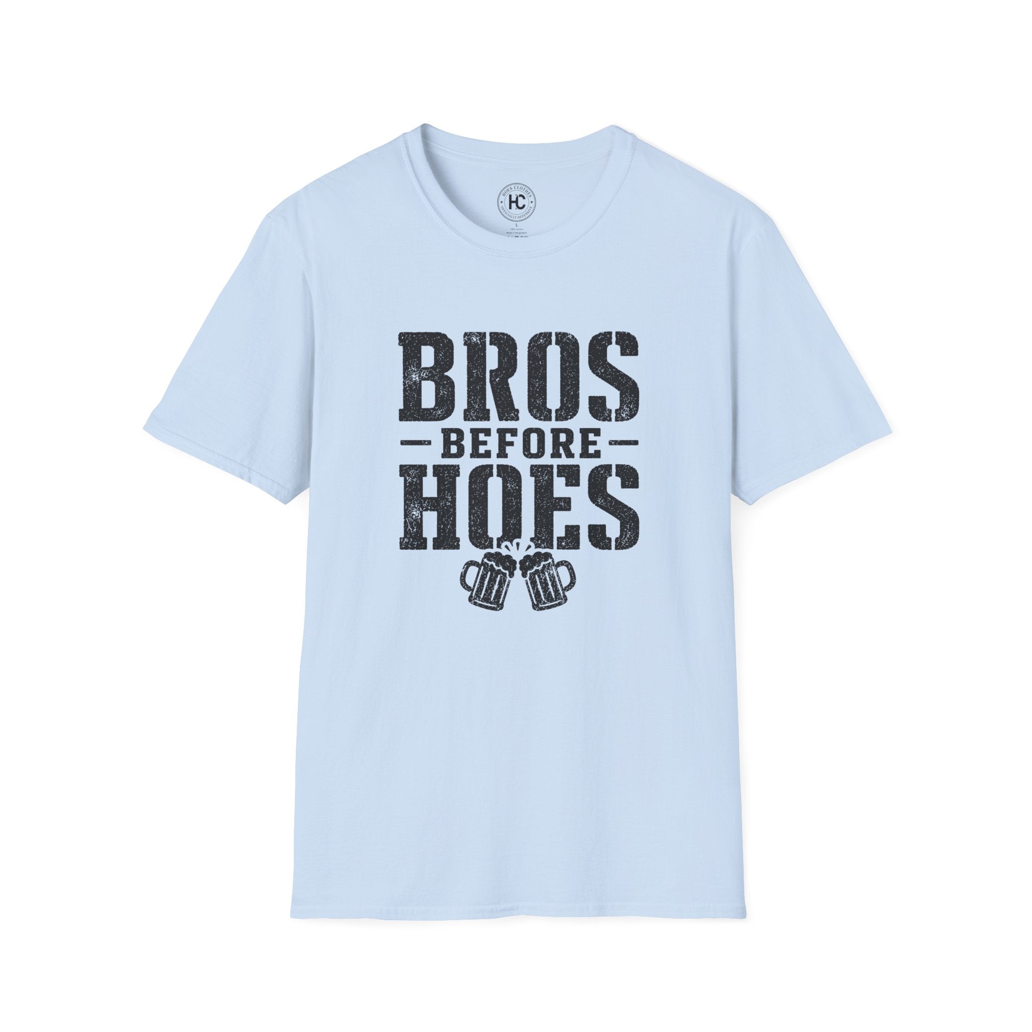 Bros Before Hoes Beer Large Front Print Tee – Hoes Clothes