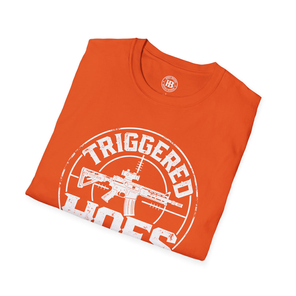 Triggered Hoes Gun Range Front Only Tee – Hoes Clothes