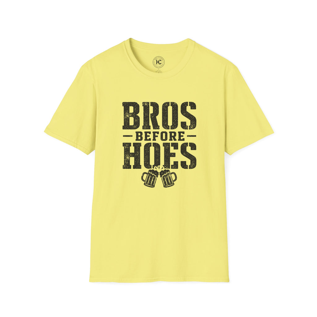 Bros Before Hoes Beer Large Front Print Tee – Hoes Clothes